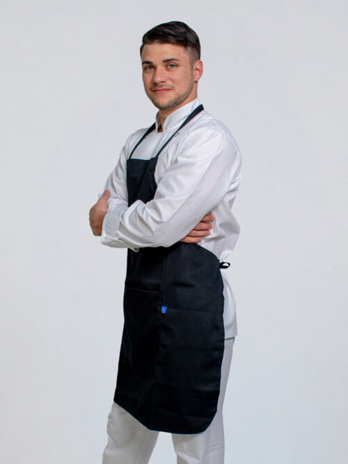 Delantal de Gabardina con Hebilla Regulable para Gastronomía