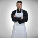 Delantal Gastronómico de Gabardina con Hebilla Regulable