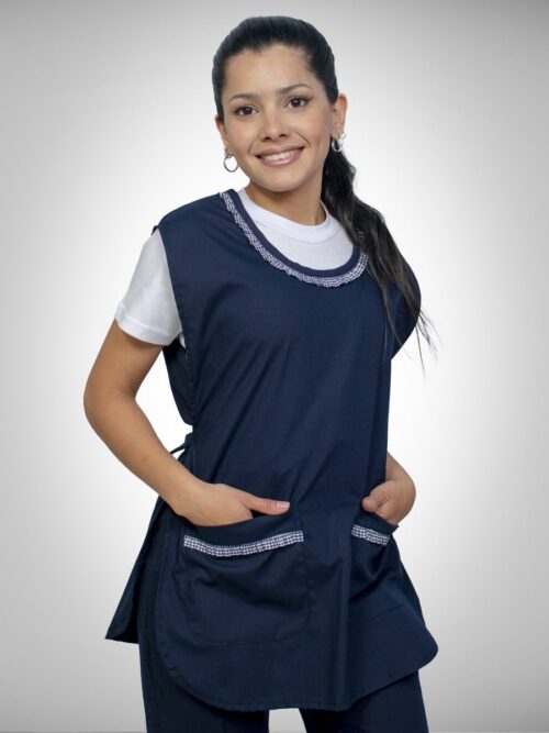 Poncho de Maestra con Cinto de Ajuste en Varios Colores