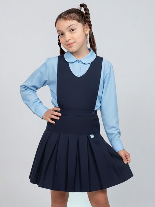 Jumper Colegio Rayo de Luz Azul Marino en Tela Arciel