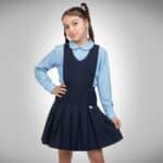 Jumper Colegio Rayo de Luz Azul Marino en Tela Arciel