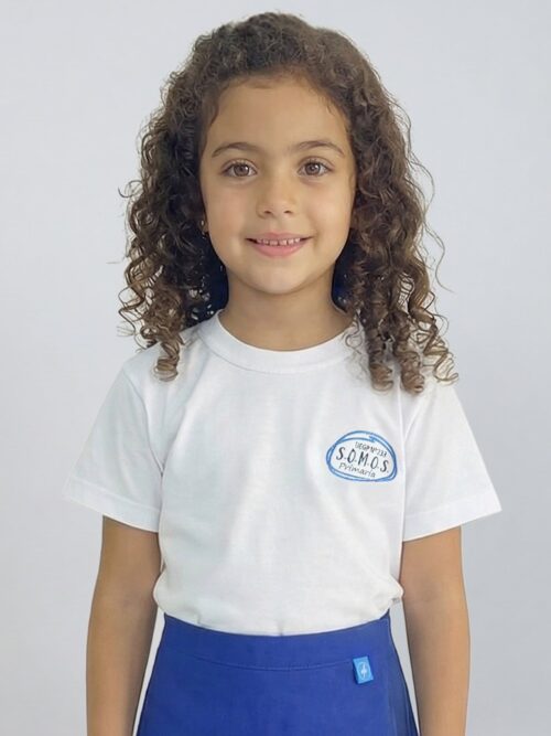 Remera Manga Corta Primaria Colegio S.O.M.O.S con Bordado Oficial