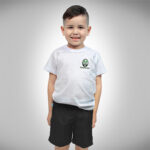 Remera Manga Corta Colegio Orígenes con logo Bordado