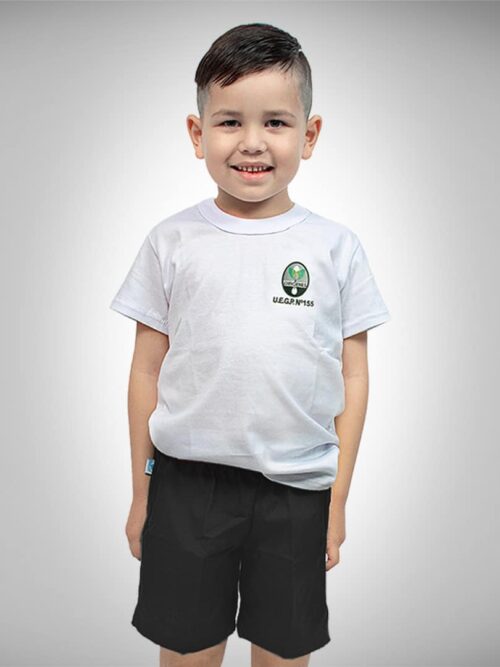 Remera Manga Corta Colegio Orígenes con logo Bordado