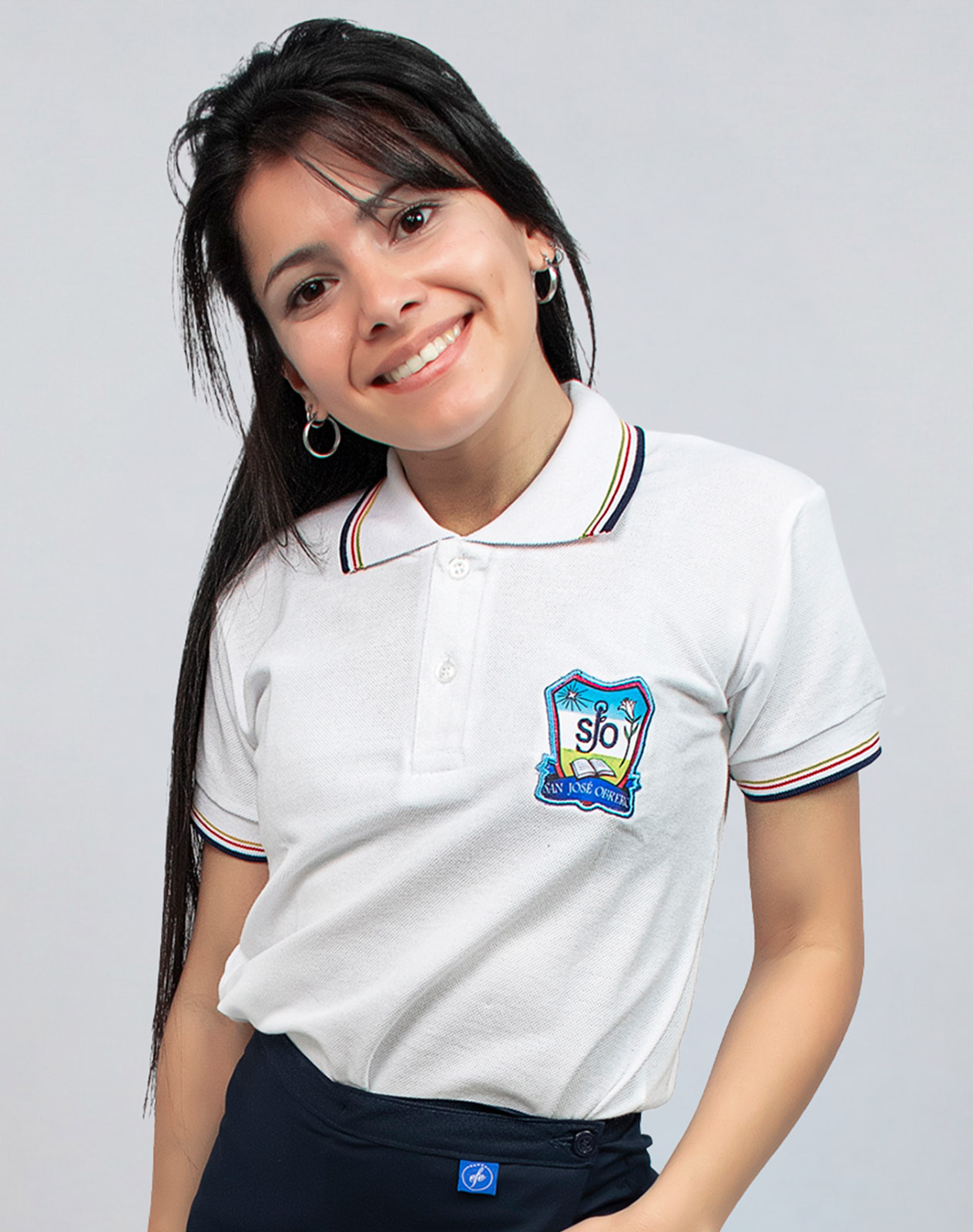 Chomba Colegio San José Obrero Manga Corta con Bordado
