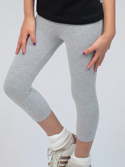 Calza Pescador Escolar Gris Melange – Algodón con Lycra