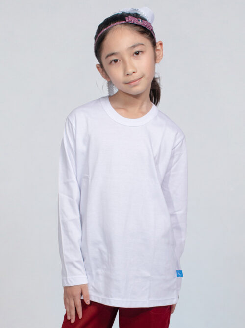 Camiseta de Algodón Manga Larga– Escolar