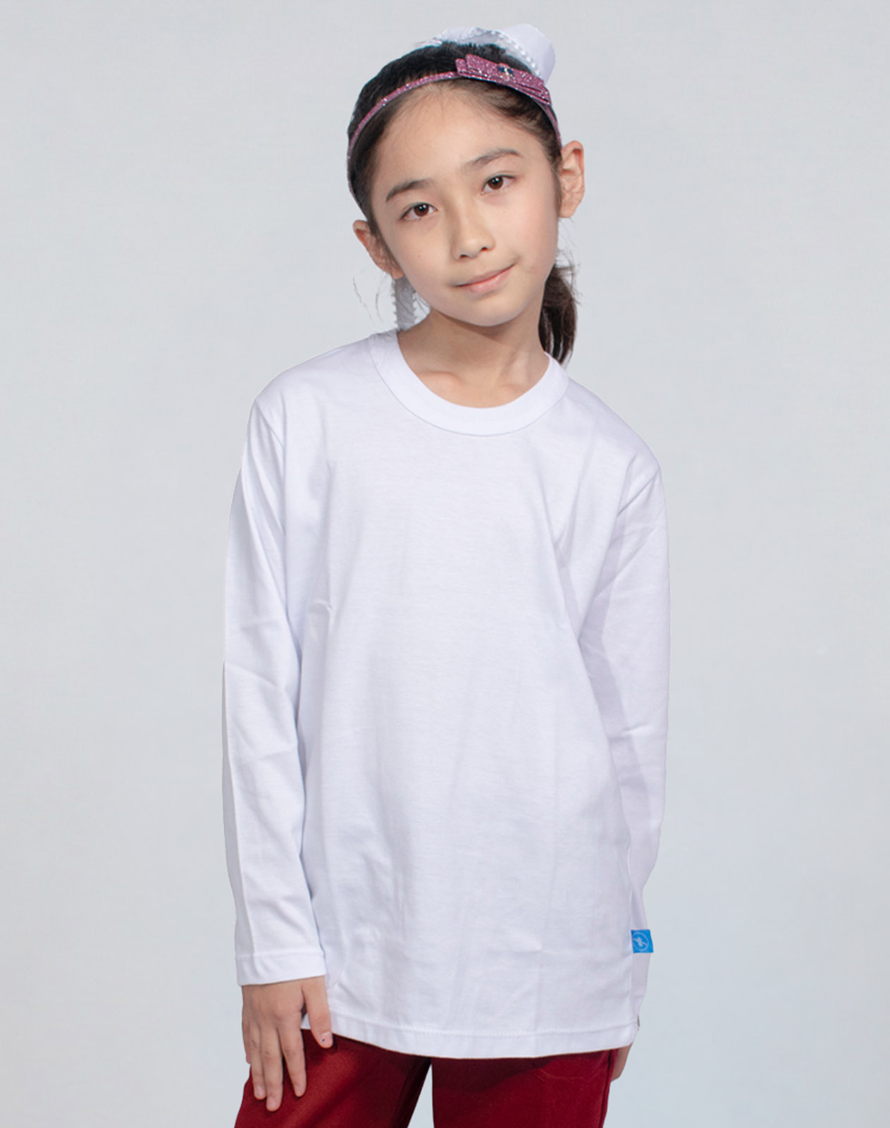Camiseta de Algodón Manga Larga– Escolar